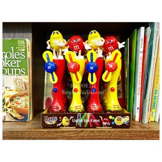 Quạt Cầm Tay M&M Có Đèn và Kẹo Kèm Theo - Hàng Úc Xách Tay