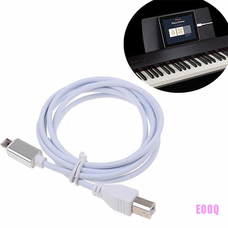 Dây kết nối đầu lightning sang Type-b của đàn piano chuyên dụng cho iPhone 7 8 X iPad