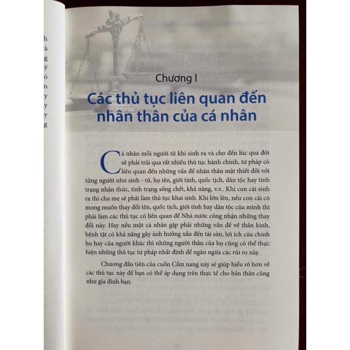 Sách - Cẩm nang pháp luật cá nhân gia đình