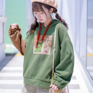 Áo hoodie cô gái Mori bộ lạc form rộng tay dài dễ thương phong cách Nhật Bản mới 2019