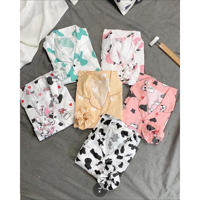 Sét pijama form rộng chất mát nhiều hình, đồ ngủ (Ảnh thật) | BigBuy360 - bigbuy360.vn