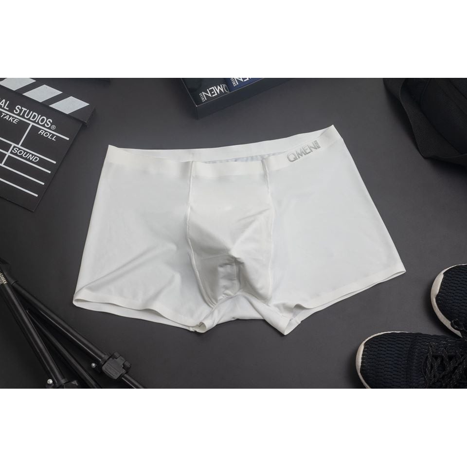 Quần Lót Nam Đùi Thun Lạnh Không Đường May Không Viền QMEN- SET 3 CHIÊC
