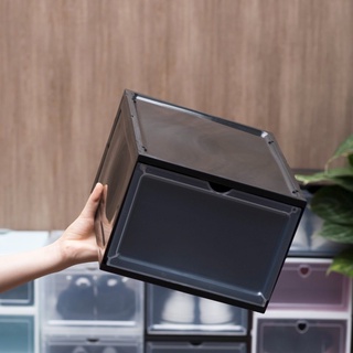 Combo 5 Hộp Đựng Giày Nhựa Cứng Cao Cấp Size Lớn, Cửa Nam Châm Lắp Ráp Tiện Lợi ( Loại Xịn )