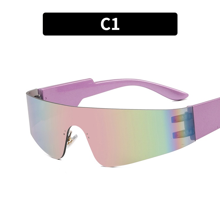 Kính Mát Thời Trang Punk Không Gọng COD  Cho Nam Và Nữ