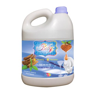 NƯỚC RỬA BÁT BOBY HƯƠNG QUẾ 3 LÍT