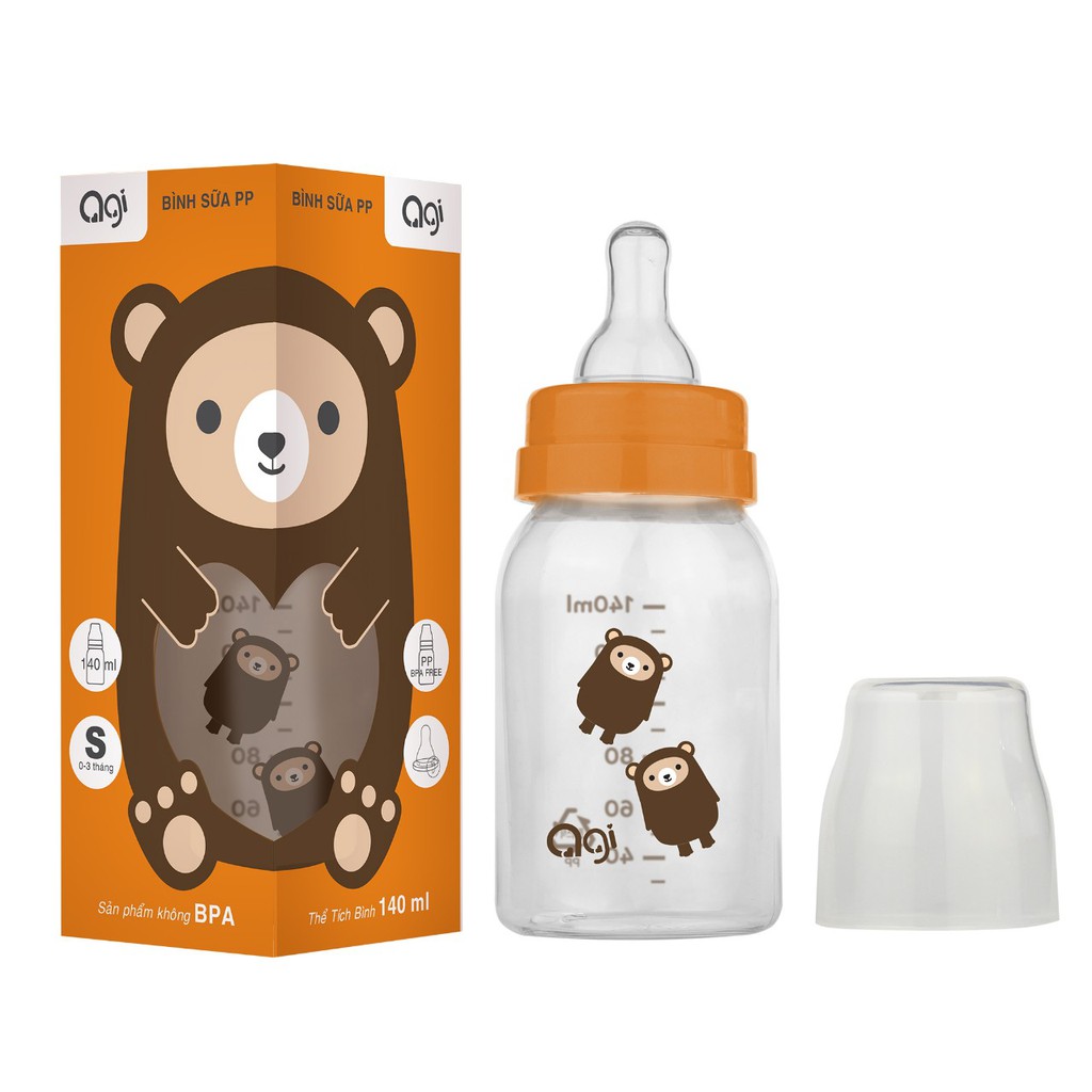 Bình Sữa Agi PP 60ml - 140ml - 250ml