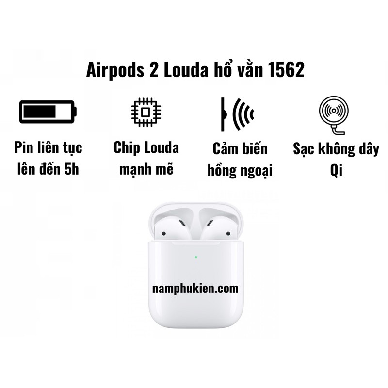 Tai nghe Blueooth chip Hổ Vằn 1562 pin 5h Hồng Ngoại + Báo pin chuẩn + Share Audio + Đổi tên + Định vị