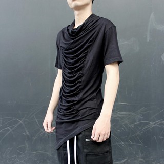 Áo thun Unisex thân nhăn, cổ chảy Lexuza 157