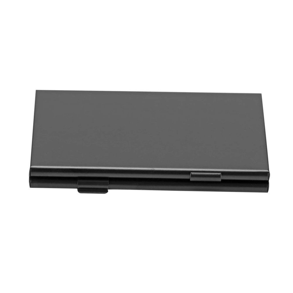 Ghim Thẻ SIM Micro Nano Nhôm Cầm Tay 21 Trong 1 Hộp Đựng Thẻ Nhớ Ốp Bảo Vệ, Màu Đen