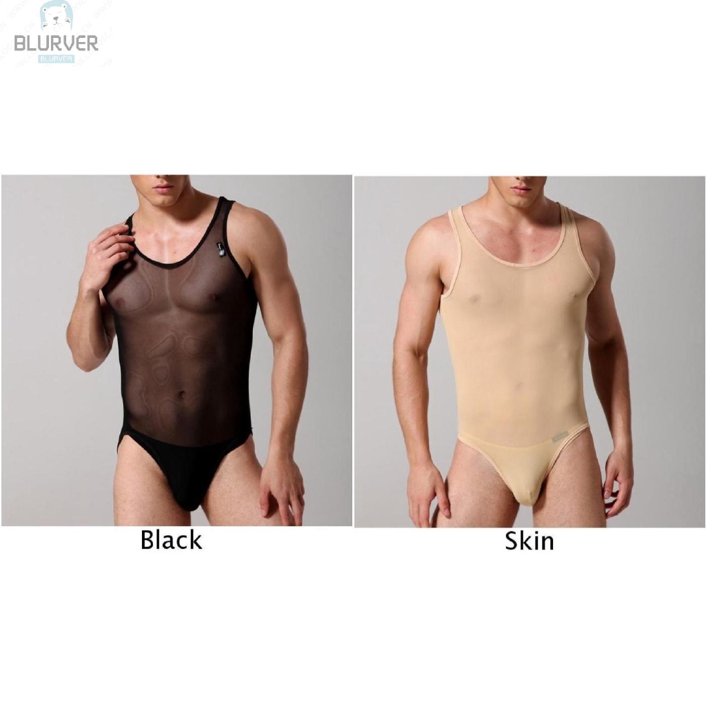 Áo liền quần vải ren thoáng mát xuyên thấu quyến rũ cho nam