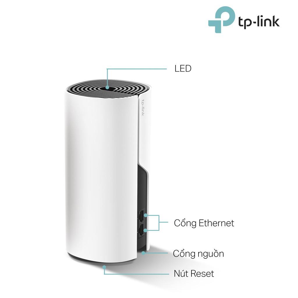 [Hỏa Tốc] Hệ thống Wifi Mesh TP-Link Deco E4 (1-pack) Chuẩn AC 1200Mbps Dành Cho Gia Đình