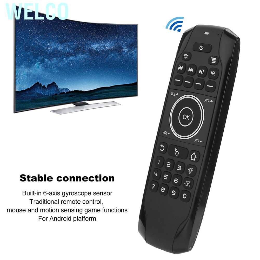 ANDROID Chuột Bay Welco Điều Khiển Từ Xa Cho Tv Box G7Bts, Kết Nối Bluetooth 5.0