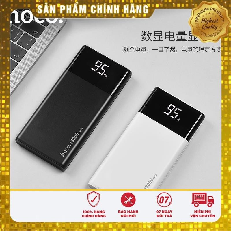 Pin sạc dự phòng Hoco B12Z Superior 13000mAh In/Output 3A, màn hình LCD