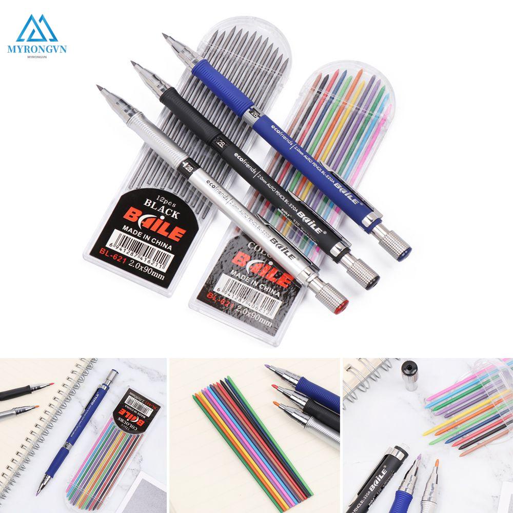 Bút chì bấm nhiều màu sắc tiện dụng dùng cho văn phòng / trường học