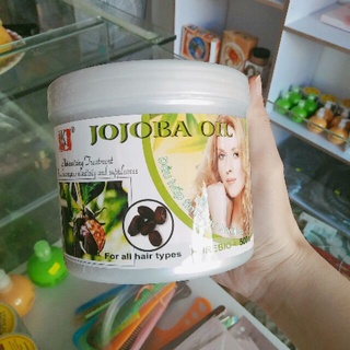 Kem ủ tóc hấp dầu ủ xả tóc JOJOBA 1000ml siêu mềm mượt giữ mùi hương lâu cực thơm