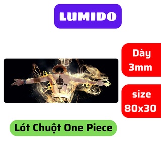 Miếng lót chuột gaming cỡ lớn hình anime one piece ace