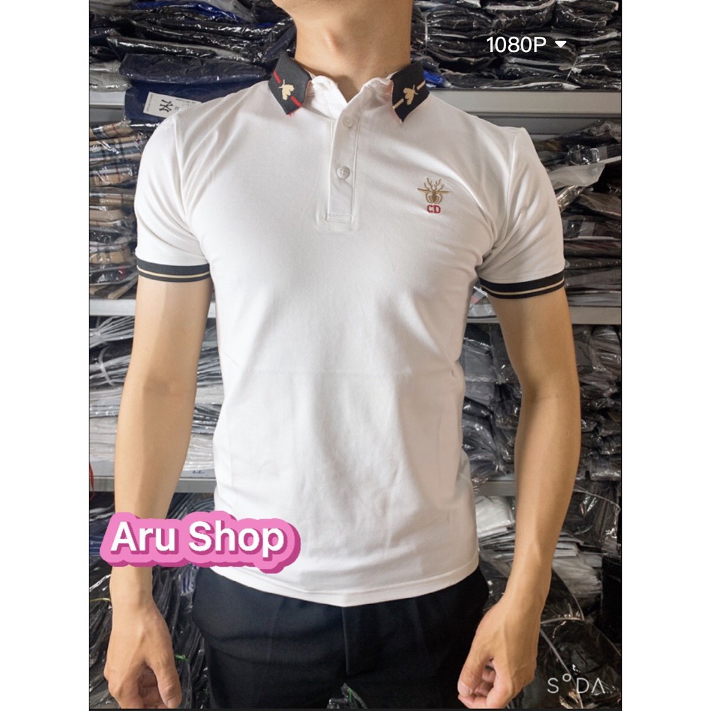 Áo Polo Nam, Polo Nam Đẹp, Áo Phông Nam ARU SHOP Chất Thun Lạnh Co Dãn 4 Chiều