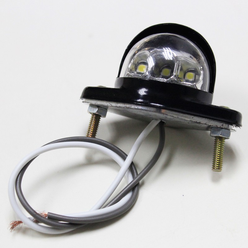Đèn 6 bóng LED có vỏ bằng kim loại gắn biển số xe tải chuyên dụng