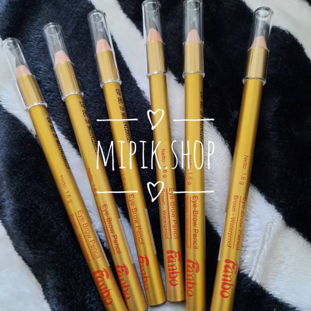 (hàng Mới Về) Chì Kẻ Lông Mày / Kẻ Mắt Fanbo Vỏ Màu Vàng Kim | BigBuy360 - bigbuy360.vn