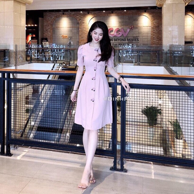 Đầm hoa 3D sang chảnh