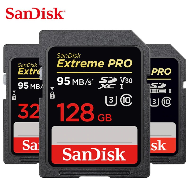 Thẻ Nhớ Sandisk Sdhc Extreme Pro 32gb / 64gb / 128gb 95mb / S Extreme Pro 95mbps | BigBuy360 - bigbuy360.vn