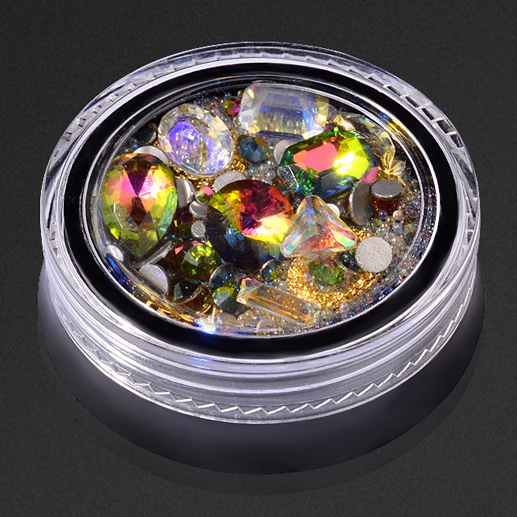 [Hàng mới về] Hộp đá trang trí móng tay nghệ thuật 3D