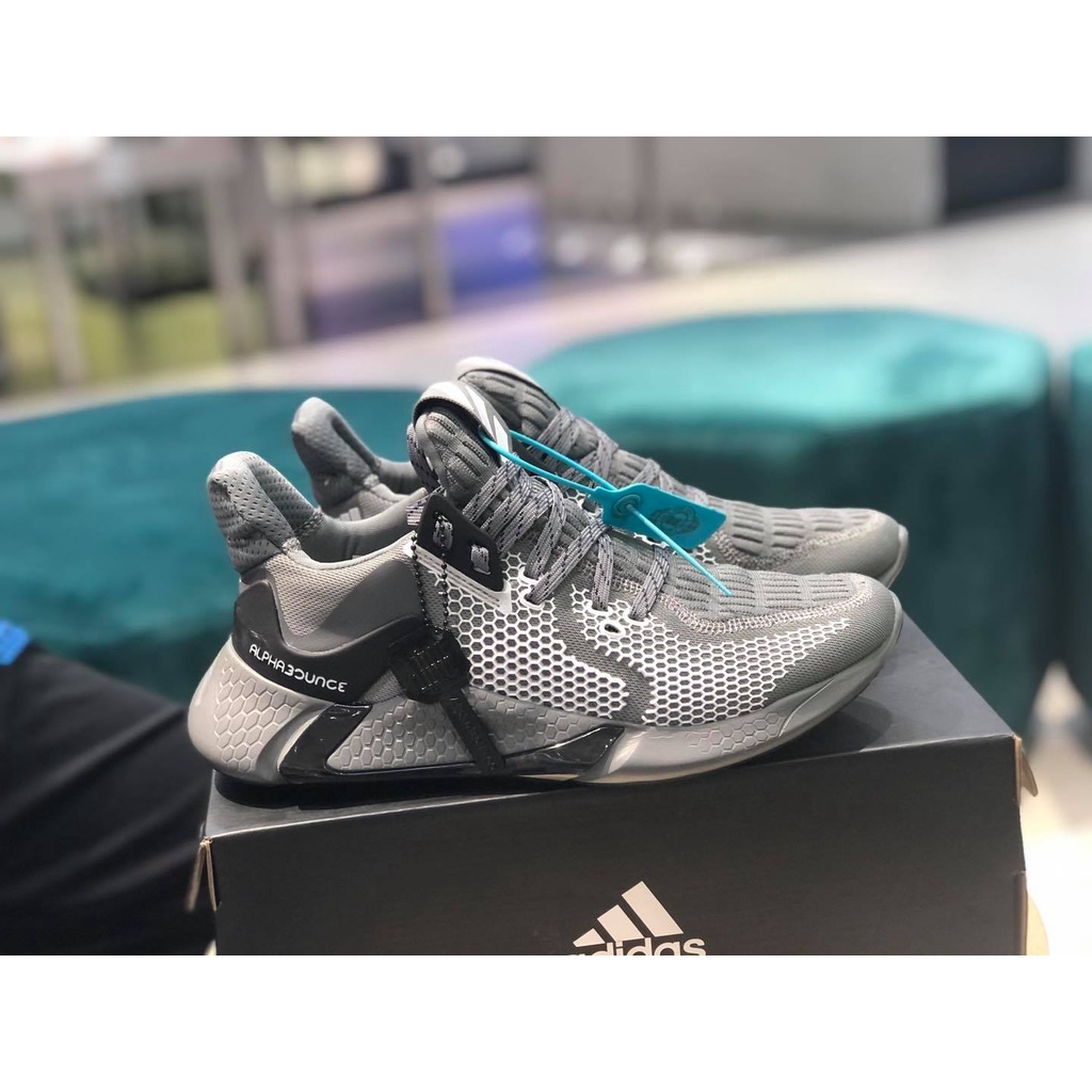 [ Full Box ] - Giày Thể Thao Nam Adidas Aphabounce Bản Mới Nhất 2020 - Phiên Bản Xám Full