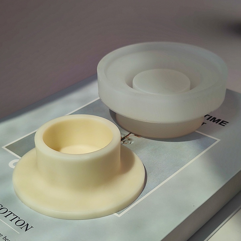 Khuôn Silicone Làm Giá Đỡ Pha Lê Hình Trụ