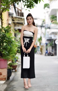 Set bộ Sexy Áo cúp ngực có mút