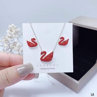Bộ trang sức Thiên Nga bạc