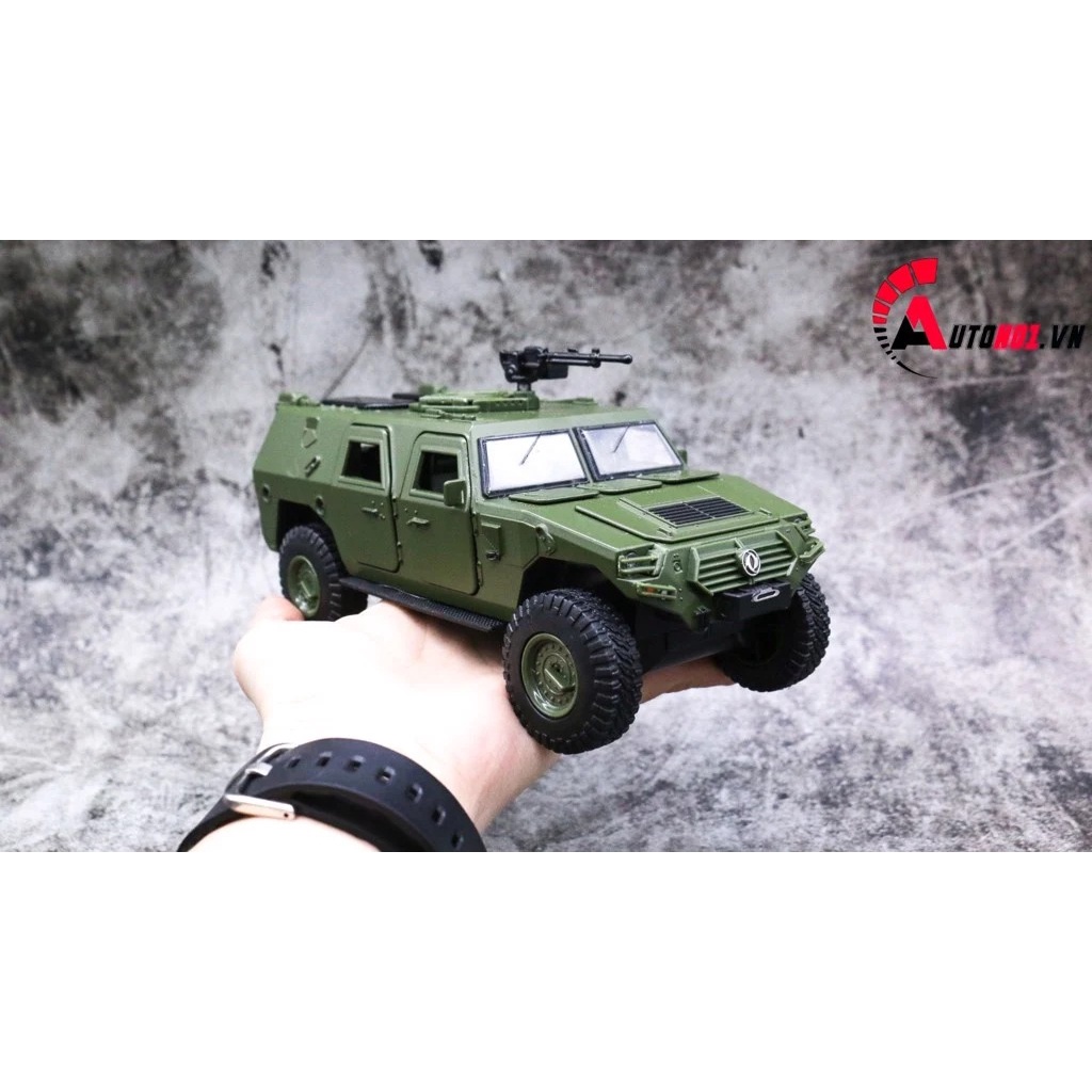 MÔ HÌNH XE QUÂN SỰ BỌC THÉP DONGFENG WARRIORS GREEN 1:28 7687