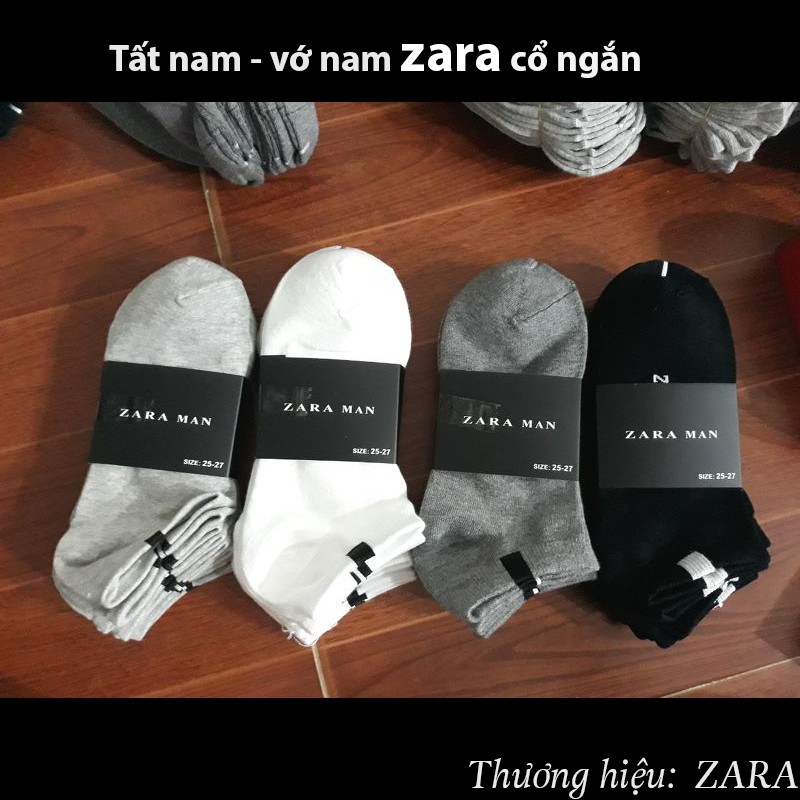 Tất vớ nam nữ cổ ngắn Zara Man mã TT70 đẹp Cao Cấp Freesize kiểu Tất chân thấp cổ [Deal 1k]