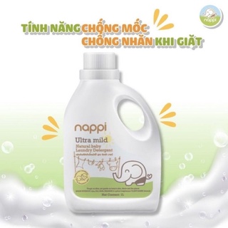 Nước giặt quần áo Nappi cho bé 1 lít