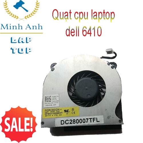 Quạt tản nhiệt CPU Laptop Dell latitude 6410 VGA RỜI