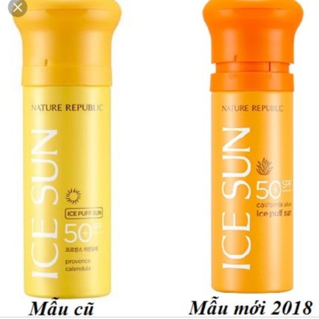 Kem Chống Nắng Ice Sun Nature Republic SPF 50 PA+++ 