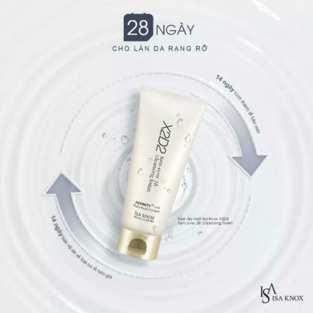 SỮA RỬA MẶT CAO CẤP ISA KNOX