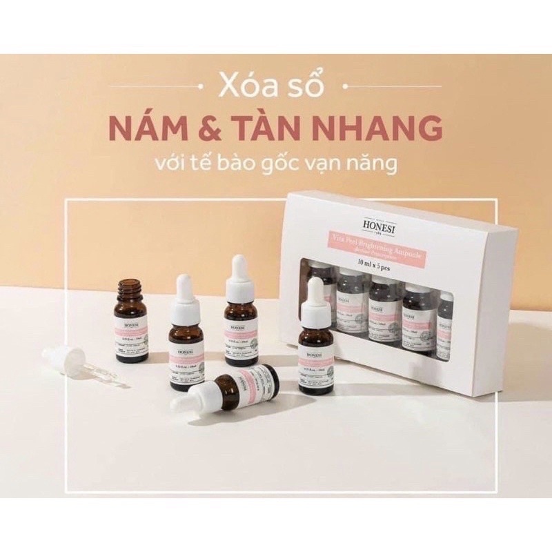 Combo Honesi serum và kem dưỡng giảm nám, cho làn da trắng hồng rạng rỡ - CO086