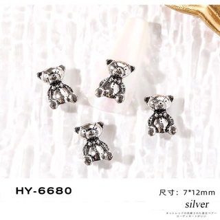 Charm gấu nail, cham gắn móng