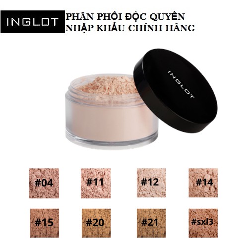 INGLOT - COMBO kem nền hút dầu YSM Cream Foundation (30ml) và phấn phủ kiềm dầu Inglot Loose Powder (30g)