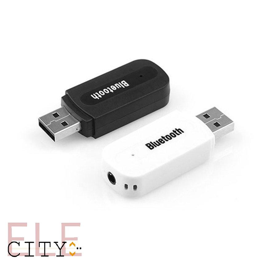 Bộ thu Bluetooth kết nối âm thanh và dây cáp âm thanh giắc cắm 3.5mm cổng USB cho xe hơi