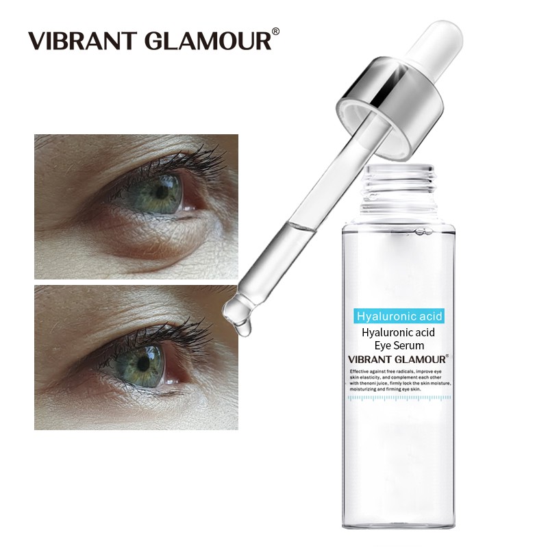 Mặt nạ mắt Hyaluronic Acid Eye Serum Vibrant Glamour phục hồi da làm mờ nếp nhăn xóa quầng thâm 15ml