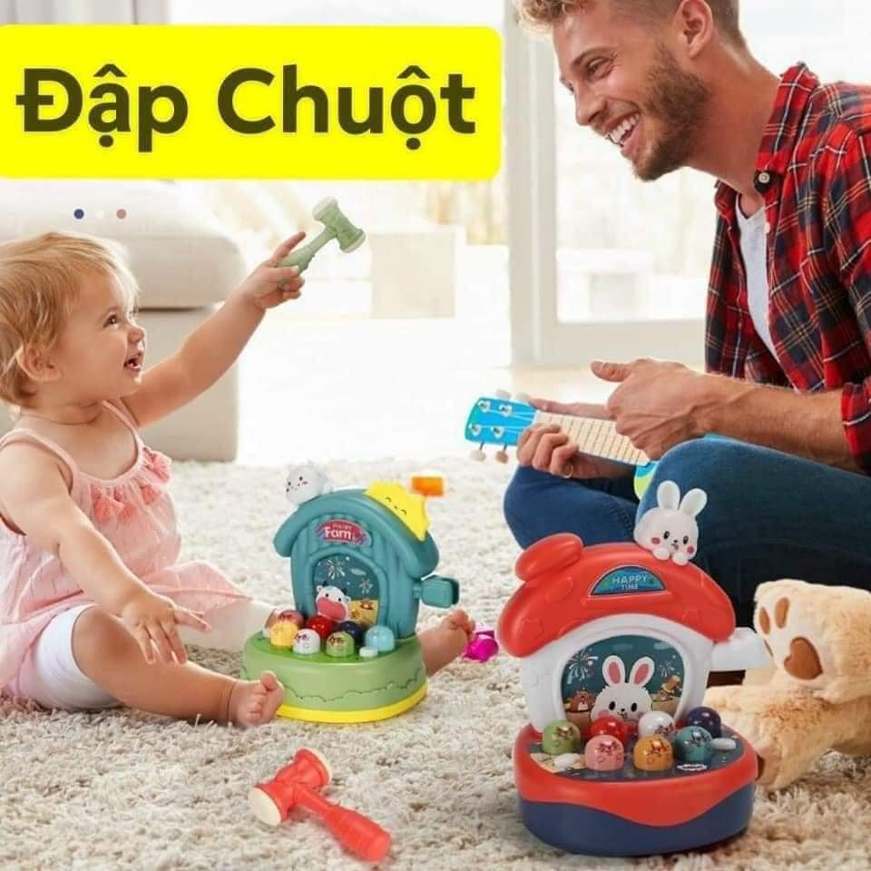 BỘ ĐẬP CHUỘT CHO BÉ có nhạc, có đèn