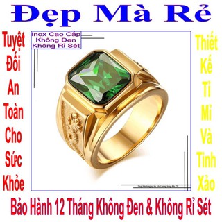 Nhẫn nam đẹp rẻ Rồng Vàng - Không Đen Vĩnh Viễn