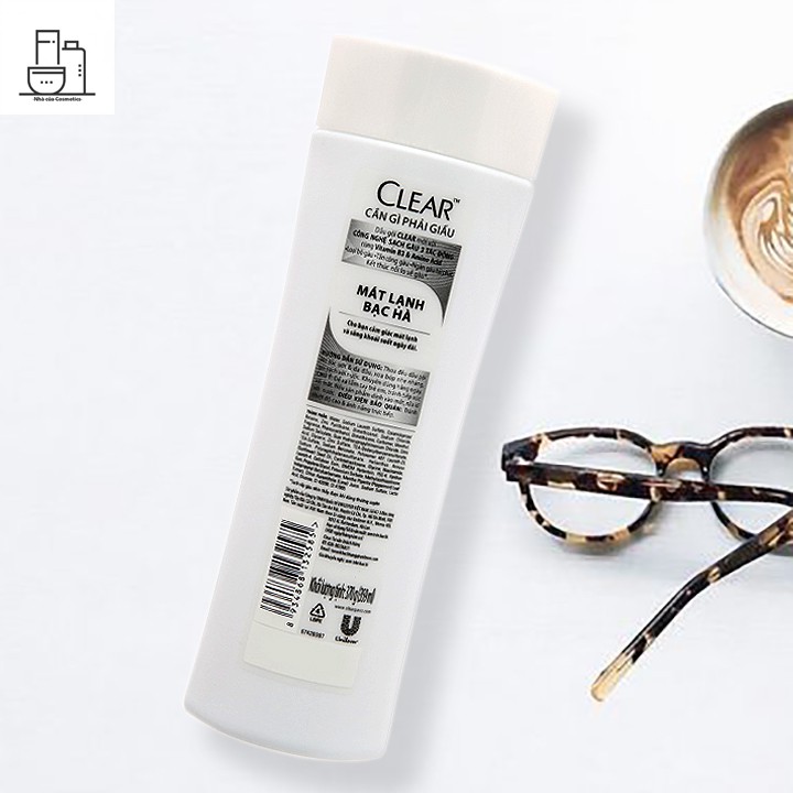 Dầu Gội Clear Bạc Hà 340g