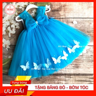 Đầm công chúa cho bé❤️FREESHIP❤️ Đầm công chúa nơ đính bướm cho bé gái