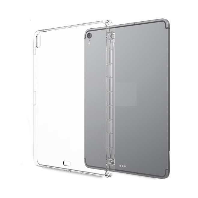 Case Dành Cho Ipad 10.2 Inch Gen 9 Gen 8 Gen 7 2021 2020 / Air 3 10.5 Ốp Lưng Chống Sốc Trong Có Khe cho Pencil