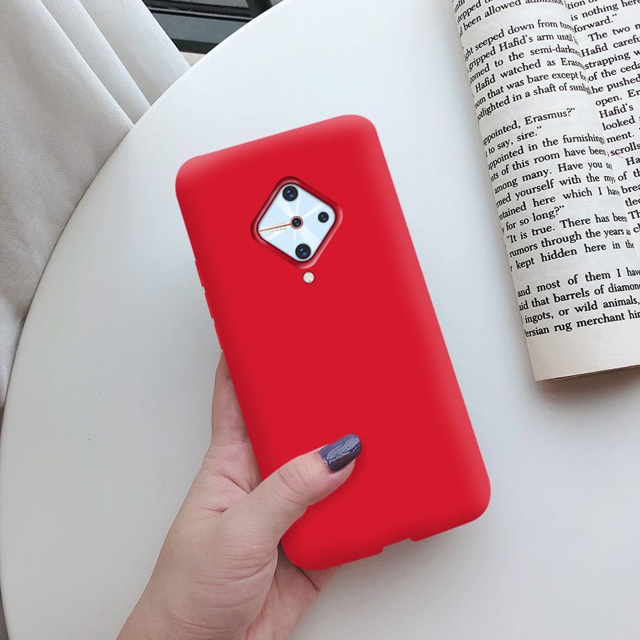 Ốp điện thoại TPU dẻo màu kẹo đơn giản thời trang cho Vivo S1 Pro Vivo S1 Pro 1920 Pd1945F S1Pro