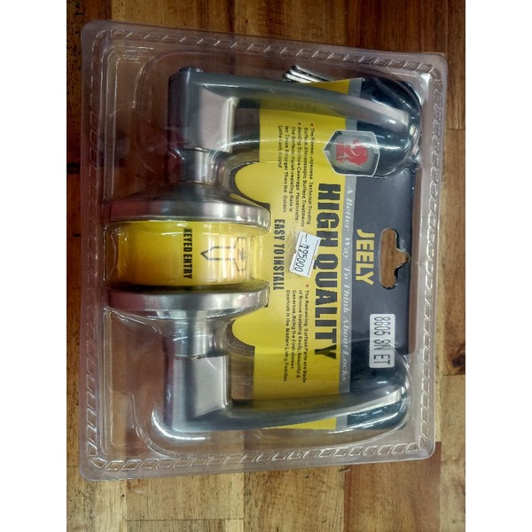 Khóa tay nắm tròn tay gạt inox jeely