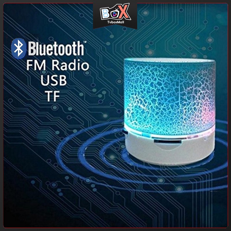 Loa Bluetooth Không Dây A9 Có Đèn Led Nhiều Màu Hỗ Trợ Usb / Aux / Tf Card / Fm