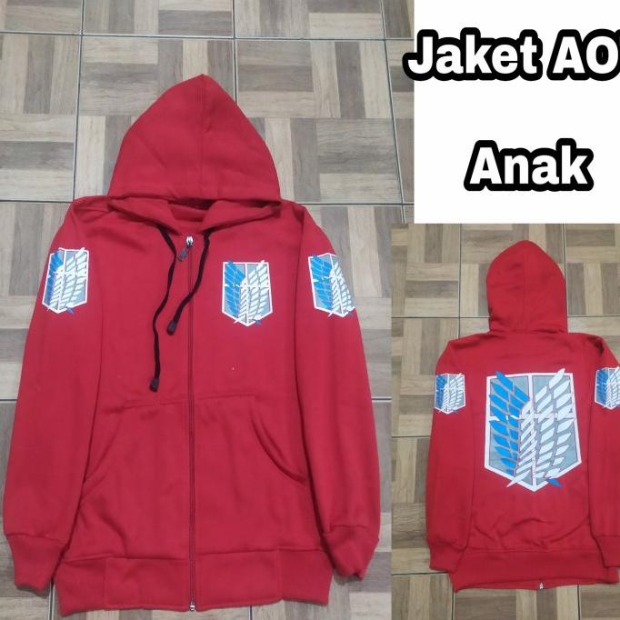 Áo Khoác In Hình Đôi Cánh Phong Cách Attack On Titan Độc Đáo Cho Bé